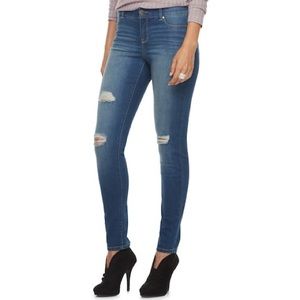 Juicy Couture Ripped Midrise Skinny Jeans
